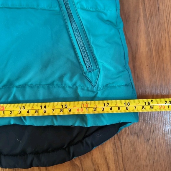 Vintage Y2K Aeropostale Down Puffer Vest Women Sz M Blue Full-Zip Preppy Pockets - Picture 16 of 16